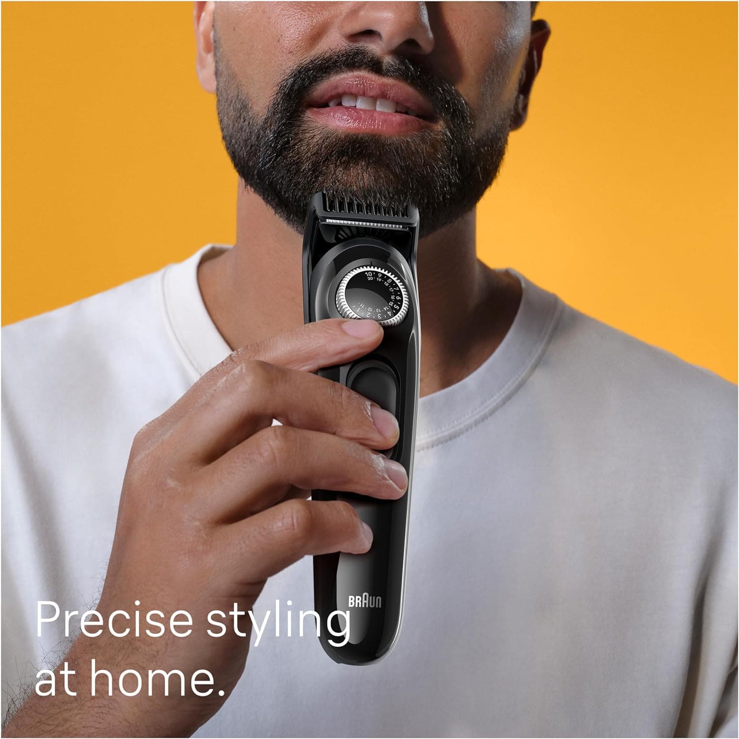Buy Braun,Braun Beard Trimmer Series 3 3410, Electric Beard Trimmer for Men, Incl. Ultra-Sharp Blade, 40 Length Settings, Styling Tools, Rechargeable 50-min Cordless Runtime & Washable - Gadcet | UK | London | Scotland | Wales| Near Me | Cheap | Pay In 3 | Hair Clippers & Trimmers